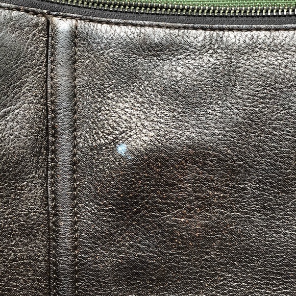 Kate Spade brown sparkly purse. Larger size. Outside has wear & tear. REDUCED - Picture 5 of 10